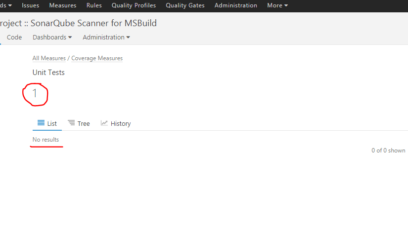 SonarQube and C#: drill down results of test&nbsp;cases