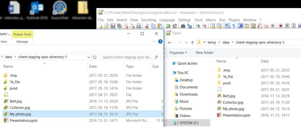 Shell overlay icon under Windows in C#/Java – András Tornai